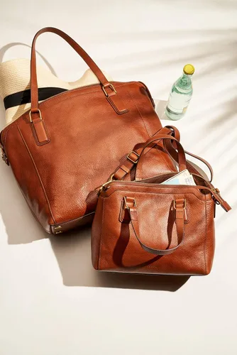 Miniatura 5 de Fossil Bolso de mano de cuero Jacqueline para mujer