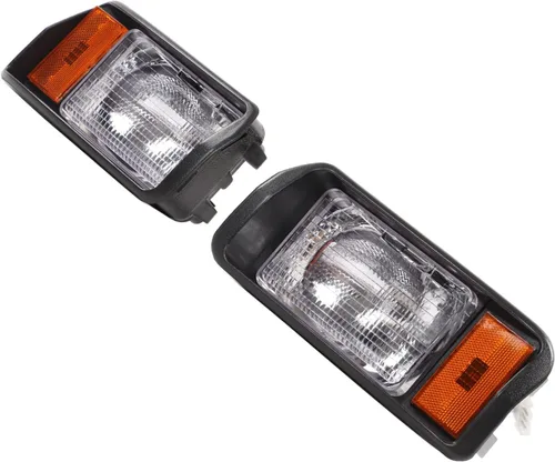Miniatura 4 de EVGATSAUTO Faros delanteros LED, par de faros delanteros LED de precedentes de coche, faros delanteros 101988002 Super Brightness Reemplazo
