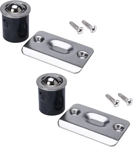 Miniatura 8 de Pestillo de bola de puerta, accesorios para puertas interiores, 13/16 pulgadas x 1 pulgada, tensión de puerta ajustable