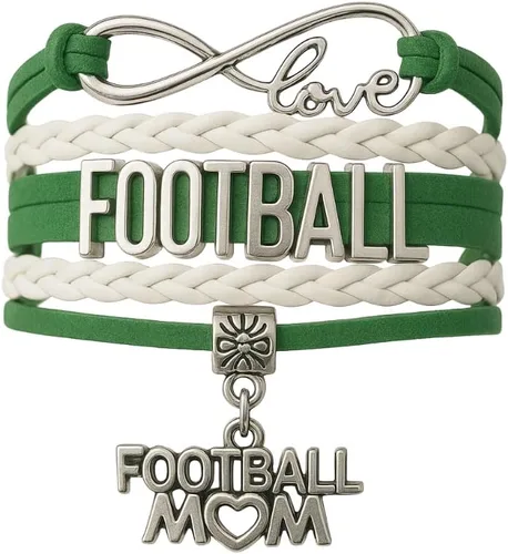 Miniatura 9 de Sportybella Pulsera de fútbol para mamá, pulsera de fútbol para mamá, pulsera de fútbol para madres de fútbol americano