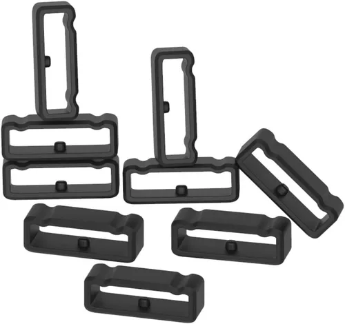 Miniatura 5 de Paquete de 6 correas compatibles con Suunto 9 y 9 baro/7/D5/Core/Traverse/Ambit 3 2 1/Spartan Sport Wrist HR Fastener anillo de silicona clips
