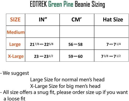 Miniatura 7 de EDTREK Gorro de invierno resistente a la intemperie Gorro reversible impermeable y resistente al viento Sombrero de calavera para senderismo