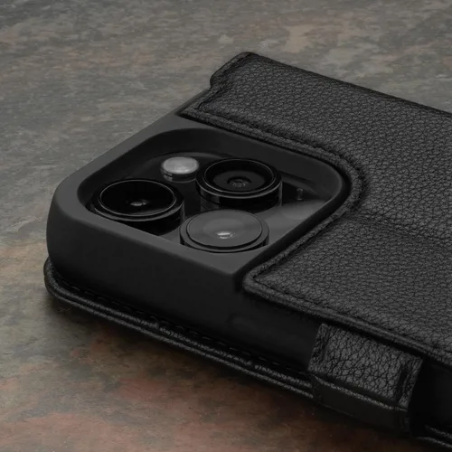 Miniatura 5 de TORRO Funda de cuero prémium compatible con iPhone 15 Pro Max de 6.7 pulgadas, funda de piel auténtica tipo cartera con función atril y ranuras