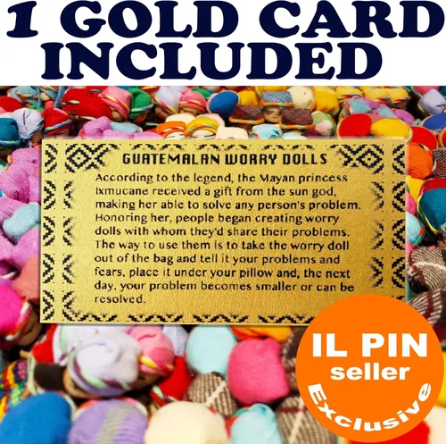Miniatura 3 de 12 muñecas guatemaltecas grandes súper lindas + 1 bolsa de tela, hechas a mano (12 muñecas preocupadas en 1 bolsa)