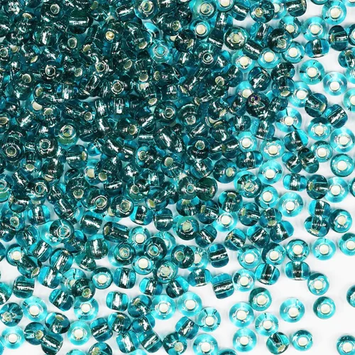 Miniatura 71 de Cuentas de semillas doradas transparentes de 4 mm al por mayor para hacer joyas, 110 gramos, aproximadamente 1600 piezas, cuentas de vidrio 6/0