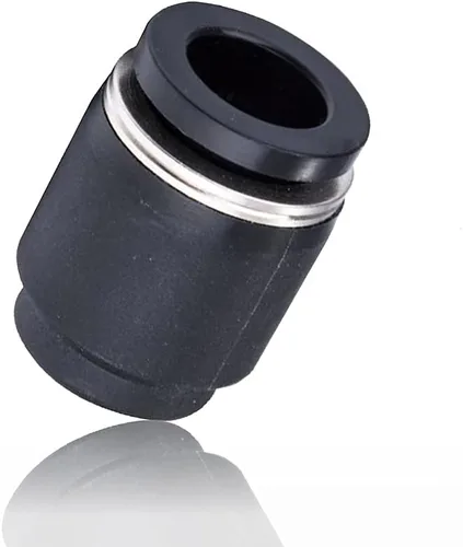 Miniatura 5 de 10PCS 1/4 pulgada tubo OD tapón neumático Tapón de conexión, PPF-1/4 plástico empuje en conexión conexión