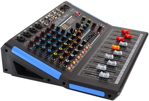 Miniatura 4 de Pyle - Mezclador de audio de estudio Bluetooth de 6 canales - Controlador DJ con unidad USB - Entrada de micrófono XLR - +48V Phantom Power - 16