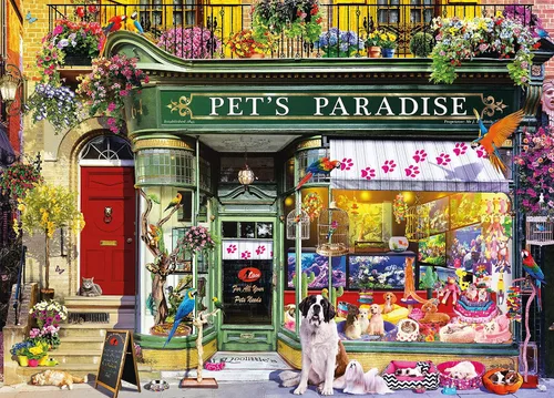 Miniatura 2 de Ceaco - Shop Windows - Pet's Paradise - Rompecabezas de 1000 piezas