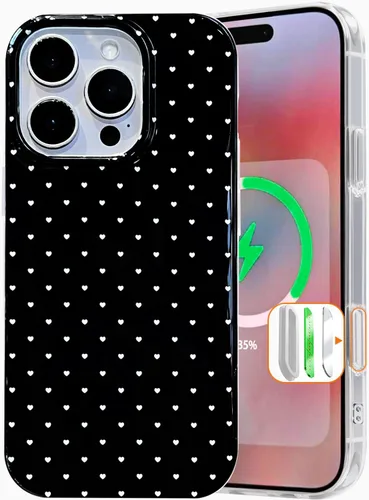 Miniatura 11 de I-MGAE-IN-AR Funda compacta para iPhone 13 Pro, diseño colorido de flores iridiscentes, protección de grado militar a prueba de golpes, funda