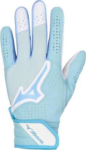 Miniatura 14 de Mizuno Finch Softball - Guantes de bateo acolchados Par Adulto y joven Palma antideslizante Palma acolchada Parte trasera de malla