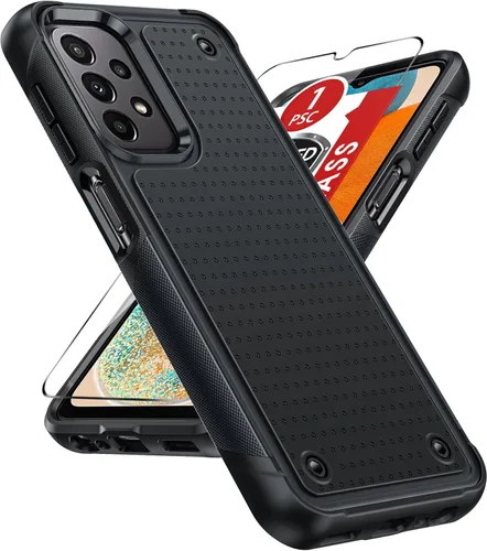 Miniatura 29 de LeYi Funda para Galaxy S21 FE-5G: Funda Samsung S21 FE con protector de pantalla, doble capa protectora de policarbonato duro y TPU suave Android
