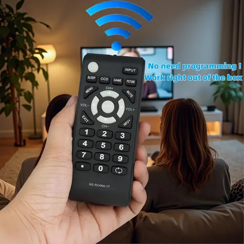 Miniatura 2 de Mando a distancia de repuesto compatible con Insignia TV NS-48D510NA17 NS-32D311NA17 NS-24D510MX17 NS-32D310NA17 NS-40D510MX17 NS-24D510MX17
