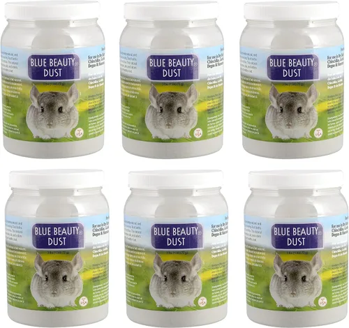 Miniatura 3 de Lixit Blue Beauty® Polvo de chinchilla – Polvo seco de aseo para hámsters, jerbos, degus y animales pequeños – Fabricado en los Estados Unidos