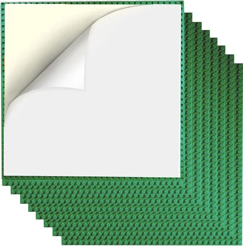 Miniatura 9 de Paquete de 6 placas base clásicas para construcción de ladrillos de construcción, 100% compatibles con las principales marcas, placas base de 10 x