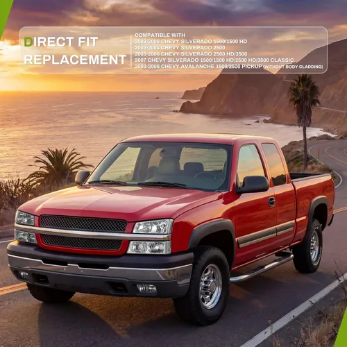 Miniatura 3 de AUTOSAVER88 - Juego de faros delanteros compatible con 2003 2004 2005 2006 Chevy Silverado Avalanche 1500 1500HD 2500 2500HD 3500/2007 Classic OE