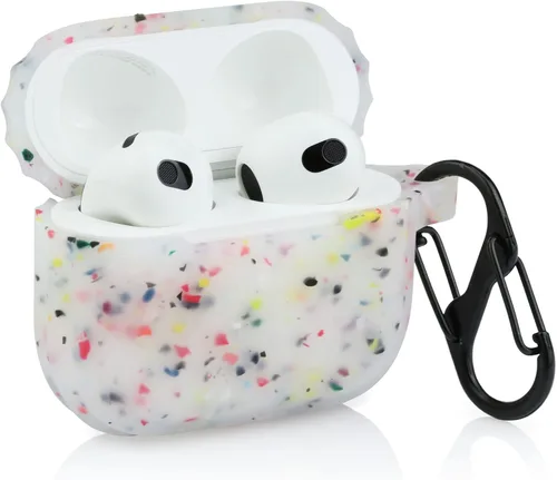 Miniatura 6 de LEFXMOPHY Funda de repuesto verde para Apple Airpods 3 Gen / 3ª generación 2021, accesorio de silicona protectora para mujeres y hombres, brilla