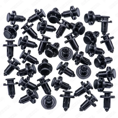Miniatura 2 de Rexka 40 piezas de 0.394 in de agujero para parachoques de motor para guardabarros y rejillas compatibles con Subaru 909140007 Baja Forester Impreza