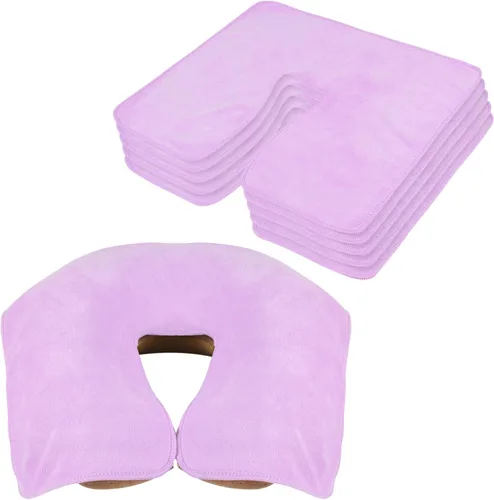 Miniatura 15 de SINLAND Fundas de microfibra para cuna facial, tamaño grande, suave y reutilizable, antiadherente, para reposacabezas de masaje, adecuada