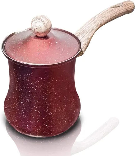 Miniatura 9 de Ibrik - Cafetera turca multiusos de 12 onzas, acero inoxidable resistente a la corrosión y de grado alimenticio (11.8 fl oz)