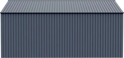 Miniatura 16 de Arrow Shed Elite - Cobertizo de almacenamiento de acero para exteriores de 14 x 16 pies de alto con puertas altas y puertas con cerradura