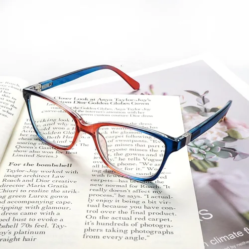 Miniatura 6 de Paquete de 4 lentes de lectura progresivos multienfoque para mujeres y hombres, bisagra de resorte, bloqueo de luz azul, lectores Mezcla