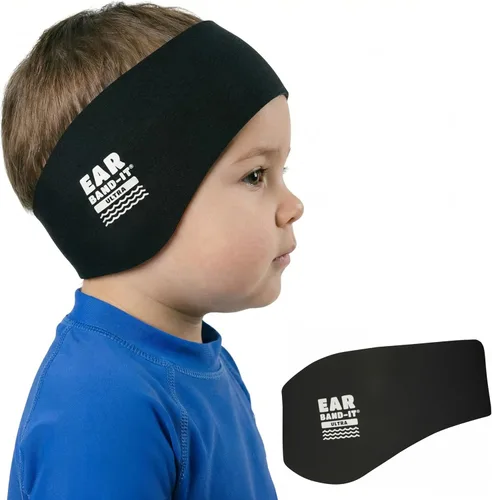 Earvolution Ear Band-It Ultra Swimming Headband for Kids and Adults - Invented by Ear, Nose, and Throat Physician - Custom Anti-Slip Grip Neoprene