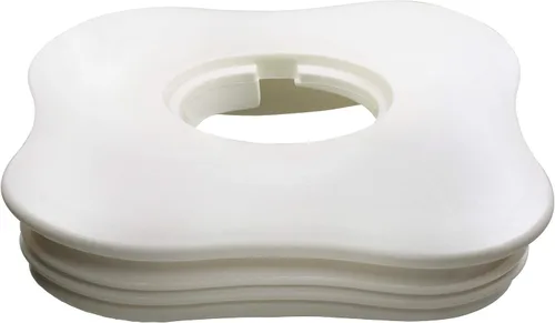 Miniatura 2 de Tapa de licuadora y tapa central para tarros de licuadora Oster en forma de hoja de trébol, color blanco