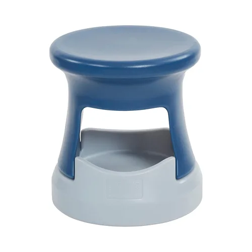 Miniatura 16 de ECR4Kids Taburete tambaleante de almacenamiento activo, altura del asiento de 15 pulgadas, muebles para niños, color negro