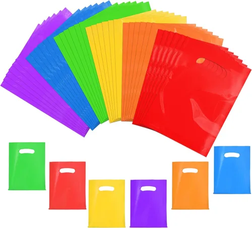 Miniatura 14 de Bolsas de Golosinas, 100 PCS 6" x 8" Bolsas de Favor para Fiestas, Bolsas de Agradecimiento, Pequeñas Bolsas de Regalo para Niños, Bolsas de Bolsas