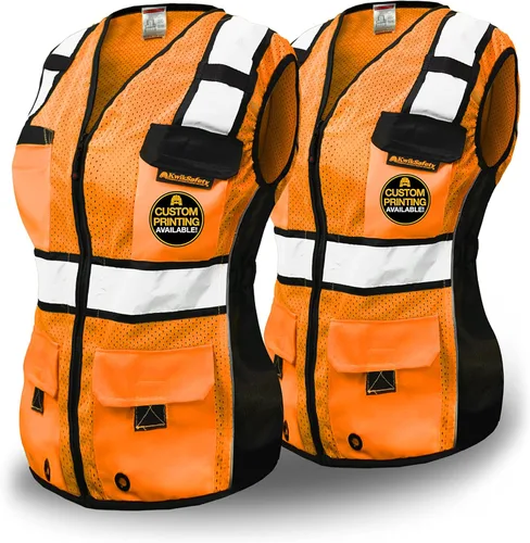 Miniatura 10 de KwikSafety - Charlotte, NC - RoadBOSS Economy & Premium Safety Vest for Women [SNUG-FIT] Class 2 ANSI Tested OSHA