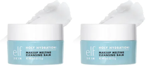 Miniatura 2 de e.l.f. SKIN Holy Hydration! Bálsamo limpiador para derretir maquillaje, limpiador facial y desmaquillante, infundido con ácido hialurónico
