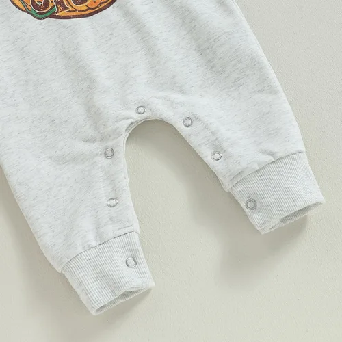 Miniatura 20 de FYBITBO Ropa de bebé niño niña Santa manga larga mono mameluco recién nacido primera Navidad traje de una pieza