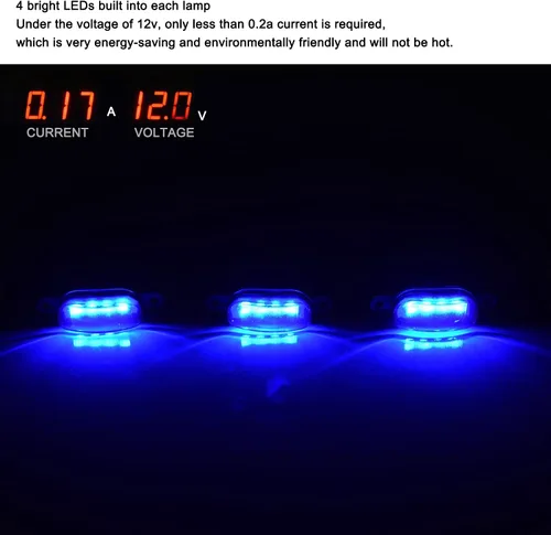 Miniatura 3 de Boigoo Luces de rejilla delanteras compatibles para Ford F-150 Raptor 2004-2019 y Dodge Ram 1500 2013-2018, rejilla de posventa, rejilla decorativa
