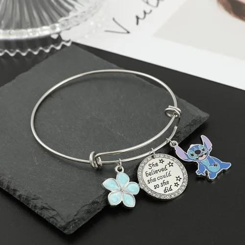 Miniatura 7 de ZHUOXING - Aretes de punto para mujeres y niñas Ohana significa regalos de joyería familiar para niñas regalo de puntada regalos de Navidad regalos