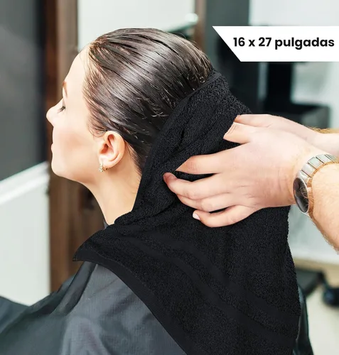 Miniatura 2 de Utopia Towels Toalla de mano de algodón a prueba de blanqueador, 16 x 27 pulgadas, 100% algodón apta para blanqueador, para gimnasio, paquete de 12
