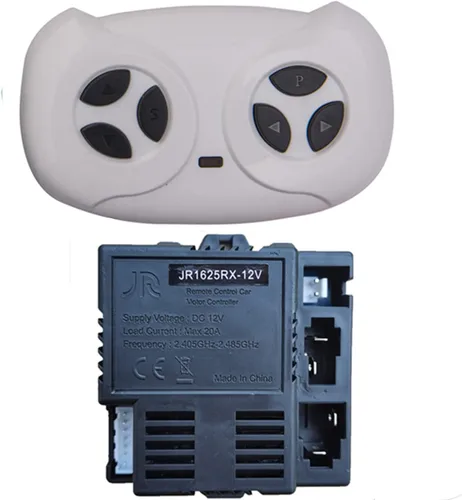 JR1625RX 12V Niños Powered Ride on Car 2.4G Bluetooth Control remoto y receptor Kit Controlador Caja de Control Accesorios para Niños Eléctrico Ride