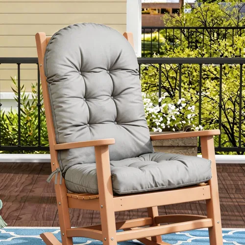 Miniatura 8 de Adirondack - Cojín para silla mecedora, de algodón PP de alta elasticidad, acolchado para respaldo de asiento, para interiores y exteriores