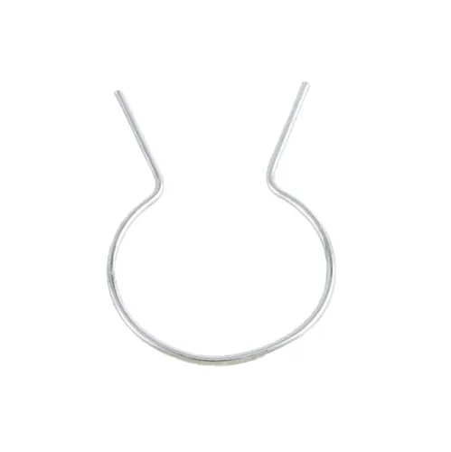 Miniatura 4 de EZ Twist 2 1/2 pulgadas (2 3/8 pulgadas de diámetro) x 9 calibre 9 - Bridas de acero galvanizado preformadas – (paquete de 100)