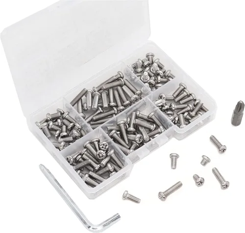Miniatura 7 de cSeao Juego surtido de 340 tornillos Phillips de cabeza cacerola M4, arandelas de acero inoxidable 304, M4x 0.787 in, 0.984 in, 1.181 in, 1.378 in