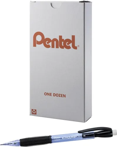 Miniatura 12 de Pentel Champ Starter Set con lápiz automático con plomo, (0.020 in), surtido, paquete de 2 (A2CBP)