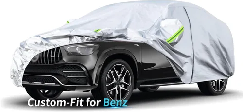 Funda a medida para MERC-edes Benz, funda de automóvil de 7 capas impermeable para todo tipo de clima, para exteriores, cubierta completa contra la