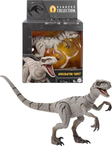 Miniatura 8 de Mattel Jurassic World Hammond Collection - Figura de acción, estegosaurio del parque jurásico del mundo perdido, juguete de dinosaurio grande