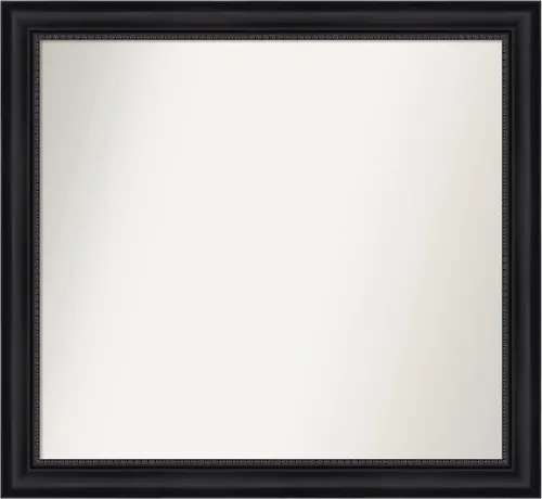 Miniatura 323 de Amanti Art Espejo personalizado, espejo de baño negro Astor, espejo de pared o espejo de tocador de baño sobre el fregadero (25 x 25 pulgadas)