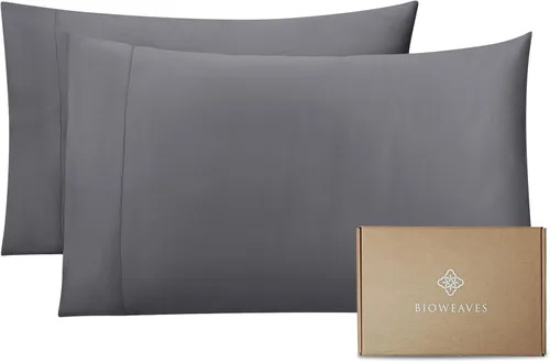 Miniatura 21 de Bioweaves - Fundas de almohada 100% algodón orgánico de 300 hilos, tejido de satén suave, certificado por la Norma Mundial de Textiles Orgánicos