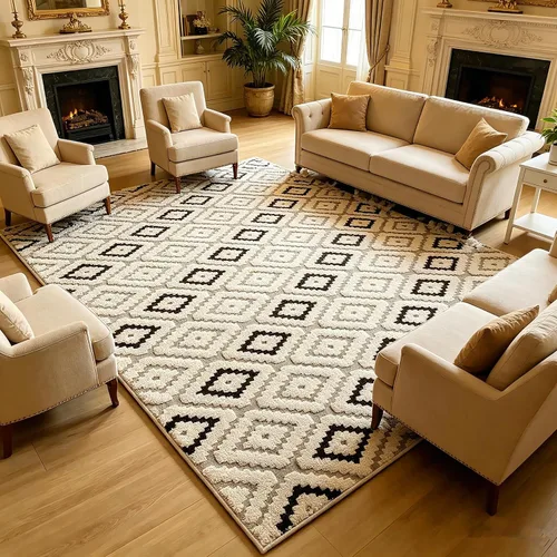 Miniatura 64 de UKELER Tapete antideslizante para puerta, alfombras de acento modernas para entrada, estilo romántico campestre americano, alfombras de algodón