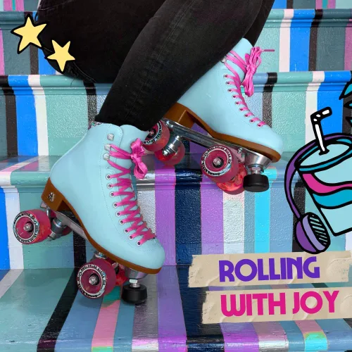 Miniatura 6 de Moxi Beach Bunny Roller Skates for Women - Colorful, Precision-Fit Skate with High-Rebound Wheels, Moisture-Wicking Lining & Padding, Roller Skates