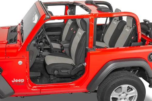 Miniatura 19 de Diver Down Neoprene Seat Cover Set - Fits Jeep JL 2-Door 2018-2026 Wrangler - Front and Back Seat Set - Custom Fit - Soft Padded Cushion Feel