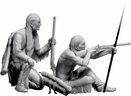 Miniatura 4 de Master Box Kit de construcción de modelos de plástico Indian Wars Series Remote Shot 1/35 35128