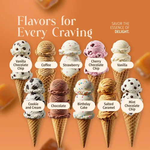Miniatura 5 de Triple Scoop - Mezcla de helado de caramelo salado prémium para hacer helados. Simple, fácil, delicioso. De mezcla gourmet a máquina en 5 minutos
