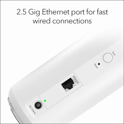 Miniatura 5 de NETGEAR Orbi Serie 360 (RBE360) Satélite de red de malla WiFi 7 de doble banda – Funciona con funciones de seguridad Orbi RBE362, RBE363, 5 Gbps